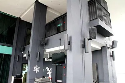 腾博官网凭借其久经考验的音质被马六甲瑞士花园酒店及公寓选中