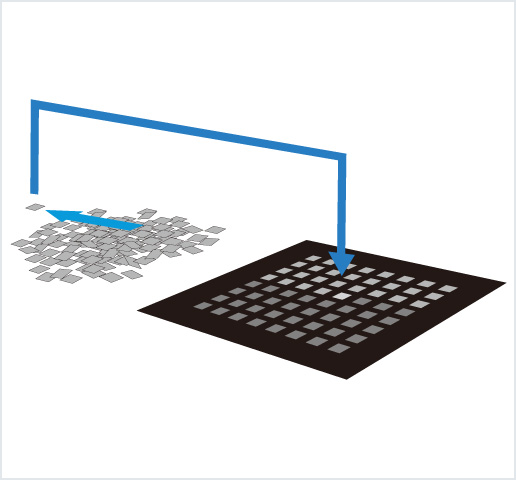 ［Image］Tray setter： 小尺寸单片用托盘排列机